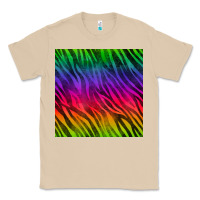 Mushroom colorful zebra seamless pattern Classic Tee - BundleAndBundleShop