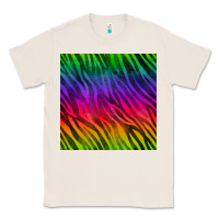 Natural colorful zebra seamless pattern Classic Tee - BundleAndBundleShop