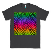 Smoke colorful zebra seamless pattern Classic Tee - BundleAndBundleShop