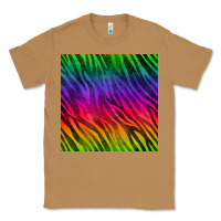 Toasted Coconut colorful zebra seamless pattern Classic Tee - BundleAndBundleShop