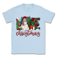 Dusty Blue love christmas Classic Tee - FaDigitalArtStudio
