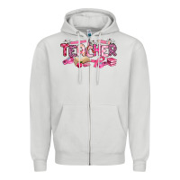 Dove Grey breast cancer teacher Zipper Hoodie - Artiststas