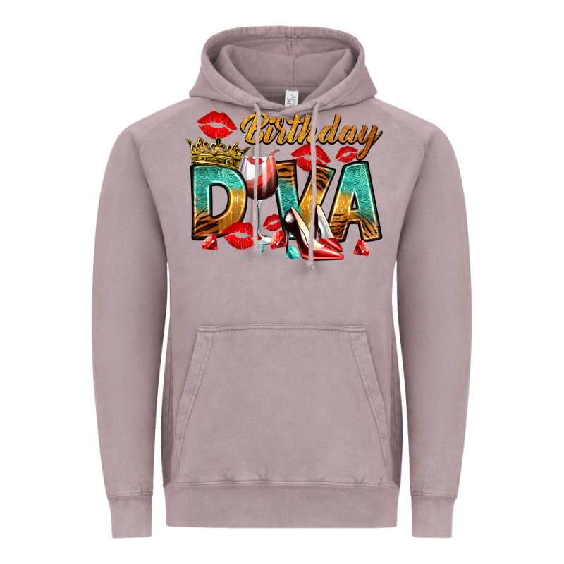 Birthday Diva Vintage Hoodie by RanaPortraitStore | Teevron