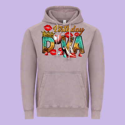 Vintage Hoodie birthday diva