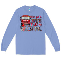 Colony Blue I've got bus full of Valentine Long Sleeve Tee - RacoonDesign