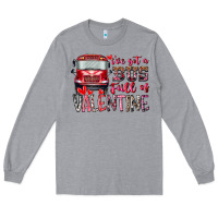 Heather Grey I've got bus full of Valentine Long Sleeve Tee - RacoonDesign