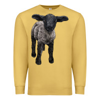 Antique Gold suffolk baby sheep Premium Sweatshirt - LillyAllenDesigns