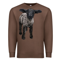 Chestnut suffolk baby sheep Premium Sweatshirt - LillyAllenDesigns