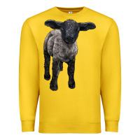Lemon suffolk baby sheep Premium Sweatshirt - LillyAllenDesigns