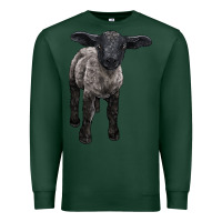 Sports Green suffolk baby sheep Premium Sweatshirt - LillyAllenDesigns