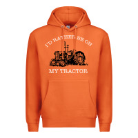 Carrot I'D Rather Be On My Tractor Premium Hoodie - Bettercallsaul