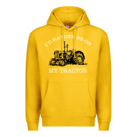 Lemon I'D Rather Be On My Tractor Premium Hoodie - Bettercallsaul