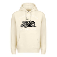 Sandshell I'D Rather Be On My Tractor Premium Hoodie - Bettercallsaul