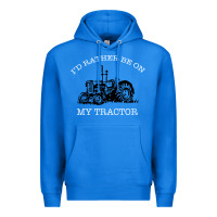 True Royal I'D Rather Be On My Tractor Premium Hoodie - Bettercallsaul