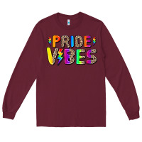Burgundy prıde vıbes Long Sleeve Tee - AdoDesignShop