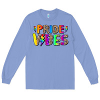 Colony Blue prıde vıbes Long Sleeve Tee - AdoDesignShop