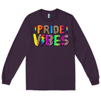 Plum prıde vıbes Long Sleeve Tee - AdoDesignShop