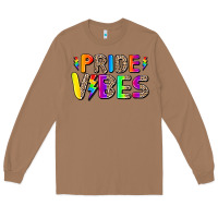 Toasted Coconut prıde vıbes Long Sleeve Tee - AdoDesignShop