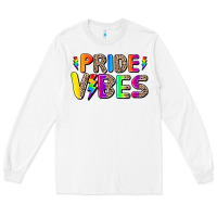 White prıde vıbes Long Sleeve Tee - AdoDesignShop