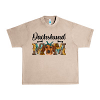 French Oak western dachshund mom Urban Heavy Tee - RanaPortraitStore