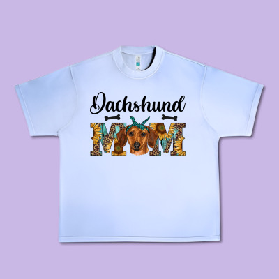 Western Dachshund Mom Urban Heavy Tee Designed By Ranaportraitstore