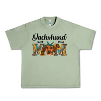 Oil Green western dachshund mom Urban Heavy Tee - RanaPortraitStore