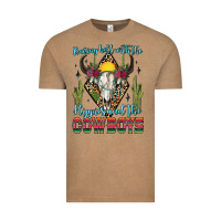 Vintage Coffee raising hell with the hippies and the cowboys Vintage Tee - Zillion Design Studio
