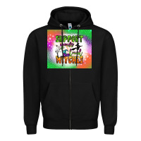 Black supports your local witches tumbler Zipper Hoodie - BundleAndBundleShop