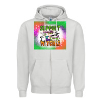 Dove Grey supports your local witches tumbler Zipper Hoodie - BundleAndBundleShop