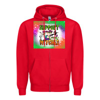 Red supports your local witches tumbler Zipper Hoodie - BundleAndBundleShop