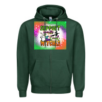 Sports Green supports your local witches tumbler Zipper Hoodie - BundleAndBundleShop