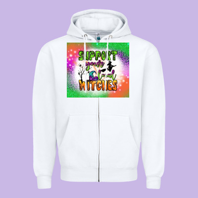 Supports Your Local Witches Tumbler Zipper Hoodie Designed By Bundleandbundleshop