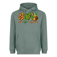 Sage peace love st patricks day Heavyweight Hoodie - NancyCooperArtShop