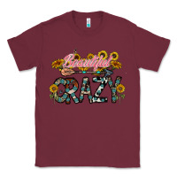 Burgundy beautiful crazy Classic Tee - CowhideDigitalArt
