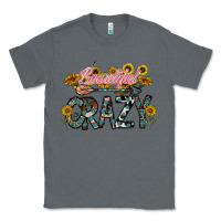 Charcoal Heather beautiful crazy Classic Tee - CowhideDigitalArt
