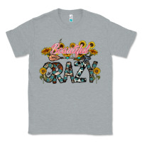 Heather Grey beautiful crazy Classic Tee - CowhideDigitalArt
