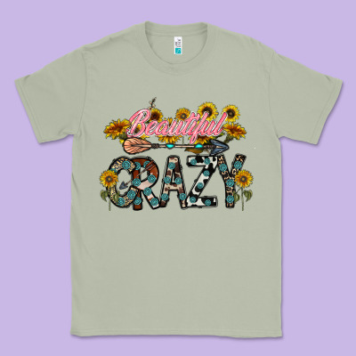 Beautiful Crazy Classic Tee Designed By Cowhidedigitalart