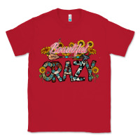 Red beautiful crazy Classic Tee - CowhideDigitalArt