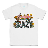 White beautiful crazy Classic Tee - CowhideDigitalArt
