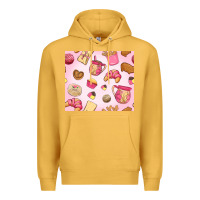 Mustard mexican pan dulce Premium Hoodie - MaliasSmallBusiness