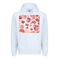 White mexican pan dulce Premium Hoodie - MaliasSmallBusiness