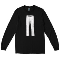 Black baseball uniform pant fa element Long Sleeve Tee - FaDigitalArtStudio