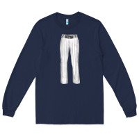 Navy baseball uniform pant fa element Long Sleeve Tee - FaDigitalArtStudio