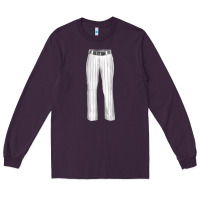Plum baseball uniform pant fa element Long Sleeve Tee - FaDigitalArtStudio