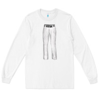 White baseball uniform pant fa element Long Sleeve Tee - FaDigitalArtStudio