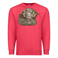 Cardinal merino wool sheep head Premium Sweatshirt - LillyAllenDesigns
