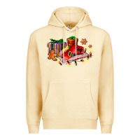 Pina Colada cowgirl hat with gifts and cookies Premium Hoodie - AdoDesignShop