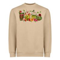Mushroom floral hustler coffee cups Heavyweight Sweatshirt - texasbilliewilder