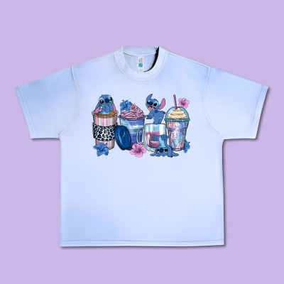 Stitch Coffee Cups Urban Heavy Tee Designed By Zillion Design Studio