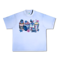 Grape Ice stitch coffee cups Urban Heavy Tee - Zillion Design Studio